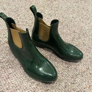 Green Ralph Lauren rain boots size 9